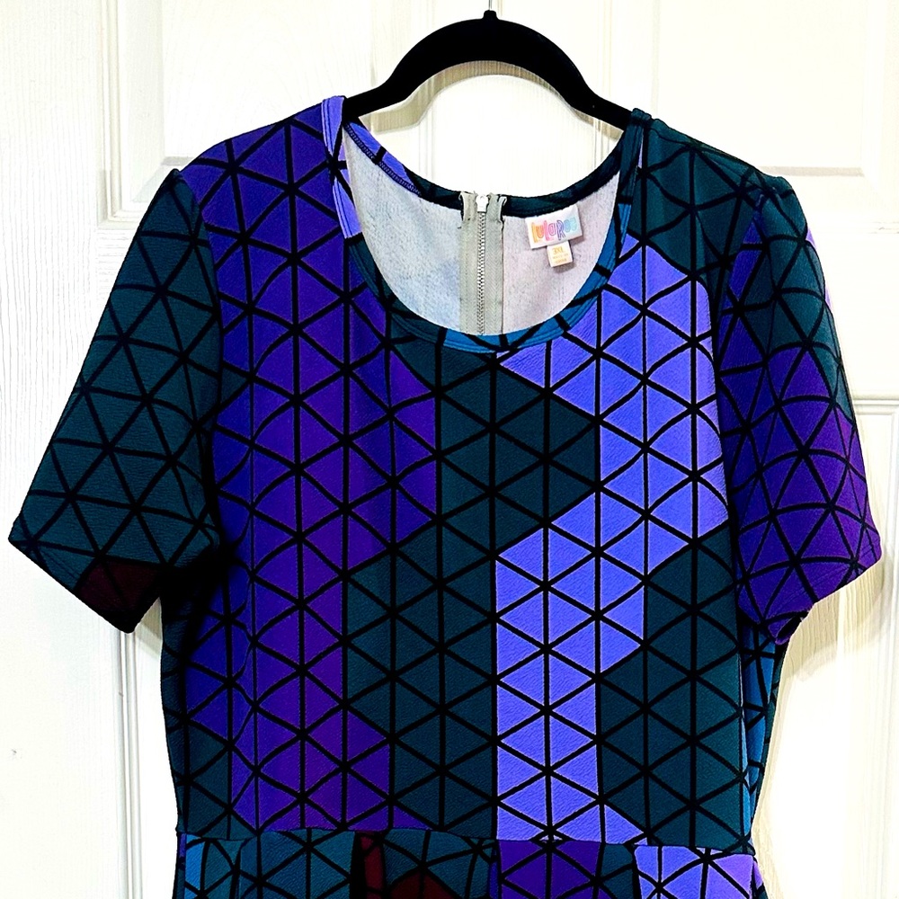 LuLaRoe Amelia Dress 3XL XXXL EUC